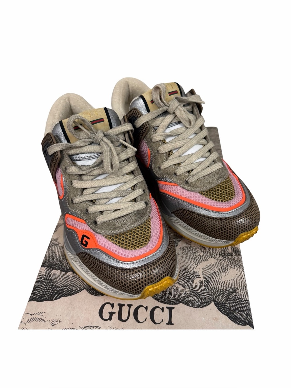 Gucci Grey Tejus Ultrapace Sneakers
